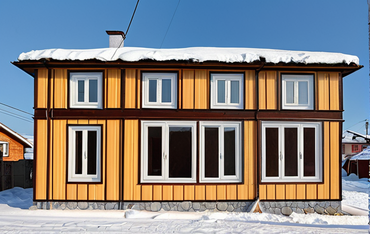 **

A cross-section of a well-insulated Turkish home during winter. Focus on the walls, roof, and windows, highlighting the insulation materials and double-paned windows. Show the warm interior contrasting with the cold exterior. Maybe include a family inside enjoying the warmth. The style should be realistic and informative.

**